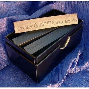 General Pencil Co. Kimberly Graphite Art Sticks- Box of Six Rectangular 2B in Saudi Arabia