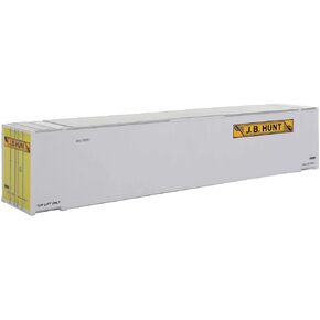 نموذج مقياس Walthers SceneMaster HO من Union Pacific(R) (أبيض، شعار الدرع) حاوية جانبية مضلعة مقاس 48 بوصة، 949-8460