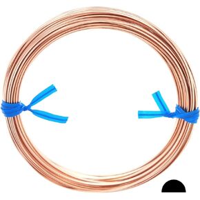 20 Gauge, 14/20 Rose Gold Filled Wire Half Hard (Half Round) 14K Pink Gold Filled Wire Made in USA - 5FT by CRAFT WIRE in Kuwait