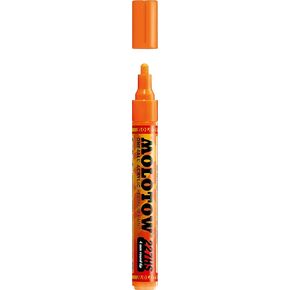 Molotow ONE4ALL Acrylic Paint Marker, 4mm, Neon Orange Fluorescent, 1 Each (227.230) in Kuwait