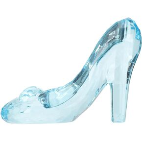 USHOBE كريستال أحذية عالية الكعب الحلي الزجاج الأحذية الديكور لعيد ميلاد حفل زفاف سطح المكتب ديكور الأزرق in Kuwait