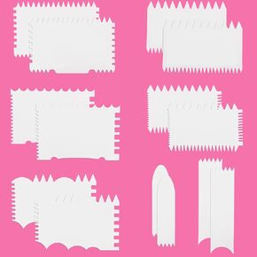 أدوات مسح من الأكريليك متعددة الوظائف متعددة الوظائف من Craftshou ، 14 قطعة من أدوات مسح الطلاء البلاستيكية لإكسسوارات طلاء الأكريليك in Kuwait