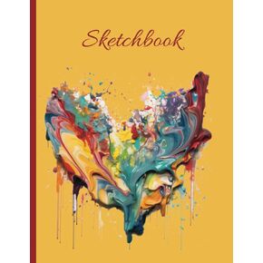 Sketchbook: Notebook suitable for drawing, writing, painting, sketching or doodling, with 110 pages and dimensions of 8.5" x 11" (Beautiful Abstract Cover) in Kuwait