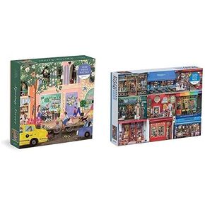Joy Laforme Spring Street 1000 Piece Jigsaw Puzzle and English Roses 1000 Piece Jigsaw Puzzle in Kuwait