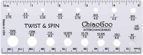 مقياس إبرة ChiaoGoo 5 بوصة (13 سم) 1091-5 in Saudi Arabia