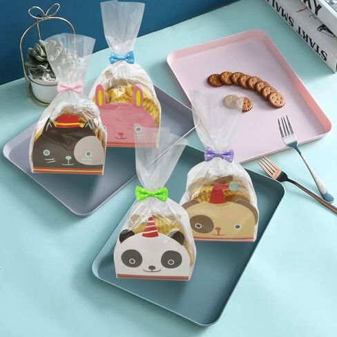 Minsing 200 Pcs Assorted Colors Treat Bags Sealing Bow Ties, Twist Ties for Cello Bags Lollipop Decoration Package 8 Colors x 25 pcs in Saudi Arabia