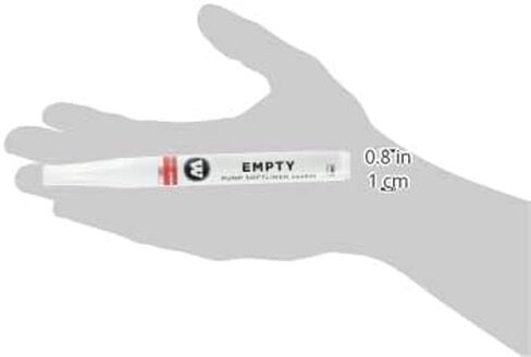 Molotow Empty Softliner Marker, 1mm Brush Tip, Compatible with Most Paints and Inks (211.011), Clear in Saudi Arabia