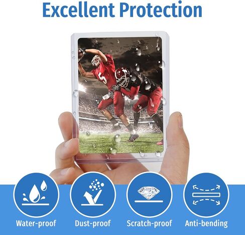 Foldermax 50 Toploader للبطاقات، واقي بطاقة Toploader 35PT، أكمام بطاقات بلاستيكية صلبة مقاس 3 × 4 بوصة، واقي بطاقة البيسبول، حامل بطاقة التحميل العلوي لبطاقات التداول القابلة للتحصيل، البطاقات الرياضية MTG in Saudi Arabia
