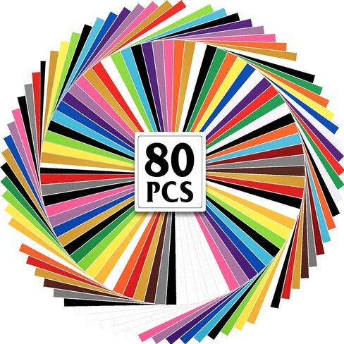 اس جي اتش يو او 75 ورقة فينيل دائمة لكريكوت 12 انش × 12 انش، اوراق فينيل لاصقة لماكينات القطع وماكينات القطع وملصقات السيارة in Kuwait