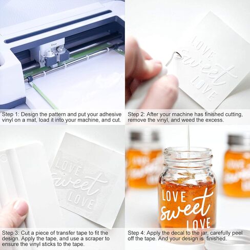 اس جي اتش يو او 75 ورقة فينيل دائمة لكريكوت 12 انش × 12 انش، اوراق فينيل لاصقة لماكينات القطع وماكينات القطع وملصقات السيارة in Kuwait