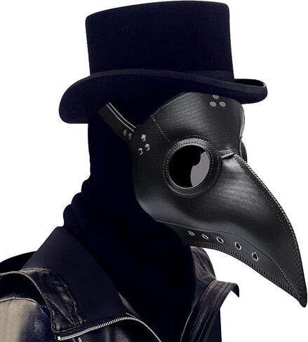 Plague Doctor Masks Long Nose Beak Party Cosplay Steampunk Bird Mask Halloween Mask Costume Props in Saudi Arabia
