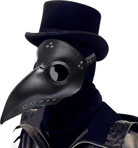 Plague Doctor Masks Long Nose Beak Party Cosplay Steampunk Bird Mask Halloween Mask Costume Props in Saudi Arabia
