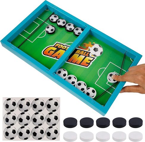 لعبة DR.DUDU السريعة حبال عفريت، لعبة كرة القدم البلاستيكية لكرة القدم هوكي لعبة مقلاع لعبة الفائز لعبة تفاعلية بين الوالدين والطفل، 14 بوصة × 8.2 بوصة لعبة لوحة معركة الطاولة للأطفال in Kuwait