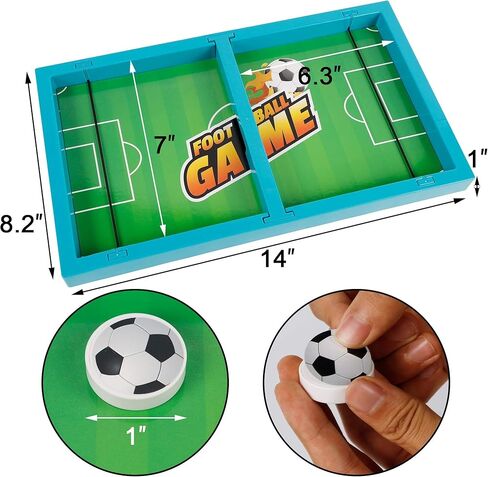 لعبة DR.DUDU السريعة حبال عفريت، لعبة كرة القدم البلاستيكية لكرة القدم هوكي لعبة مقلاع لعبة الفائز لعبة تفاعلية بين الوالدين والطفل، 14 بوصة × 8.2 بوصة لعبة لوحة معركة الطاولة للأطفال in Kuwait