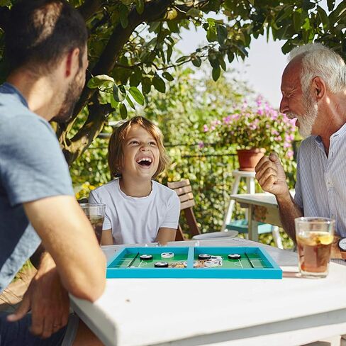 لعبة DR.DUDU السريعة حبال عفريت، لعبة كرة القدم البلاستيكية لكرة القدم هوكي لعبة مقلاع لعبة الفائز لعبة تفاعلية بين الوالدين والطفل، 14 بوصة × 8.2 بوصة لعبة لوحة معركة الطاولة للأطفال in Kuwait