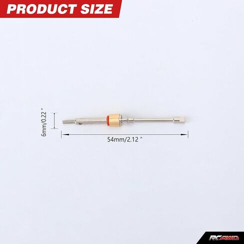 RCAWD الجبهة CVD Driveshaft المحور 6mm توسيع 40Cr-Mo الصلب لمحور SCX24 Wrangler Bronco Gladiator C10 Deadbolt ترقيات، الجبهة الخلفية CVD Driveshaft المحور لمحوري AX24 XC-1 4WS ترقية أجزاء in Saudi Arabia