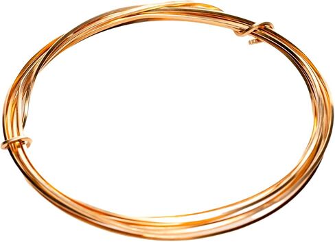 20 Gauge, 14/20 Yellow Gold Filled Wire (Square) Dead Soft 14K Gold Filled Made in USA - 5FT by CRAFT WIRE in Saudi Arabia