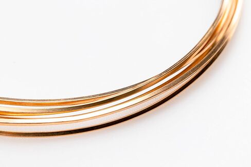 20 Gauge, 14/20 Yellow Gold Filled Wire (Square) Dead Soft 14K Gold Filled Made in USA - 5FT by CRAFT WIRE in Saudi Arabia