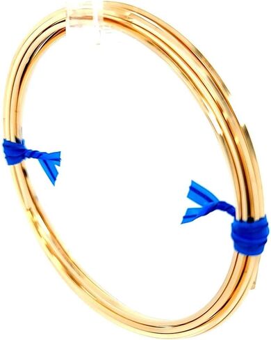 20 Gauge, 14/20 Yellow Gold Filled Wire (Square) Dead Soft 14K Gold Filled Made in USA - 5FT by CRAFT WIRE in Saudi Arabia
