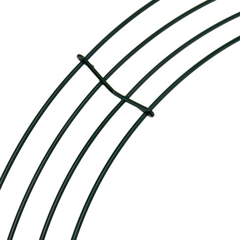 Pack of 15 Metal Wire Wreath Frames (16 Inch) Round Wire Wreath Rings, Christmas Floral Wreath Frame Bulk for Making DIY New Year Festival Decoration Rings, Dark Green in Kuwait