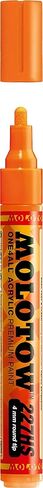 Molotow ONE4ALL Acrylic Paint Marker, 4mm, Neon Orange Fluorescent, 1 Each (227.230) in Kuwait