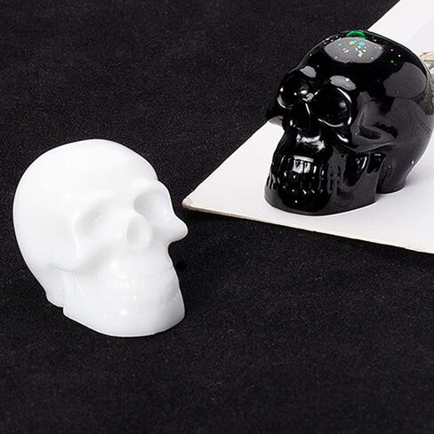 3 Pack Silicone Skull Molds Small Skull Resin molds Silicone Skeleton Skull Decor Epoxy Resin Mold Silicone molds for Resin Candle Decoration, Cake Decoration, Bracelet, Cake, Halloween in Kuwait