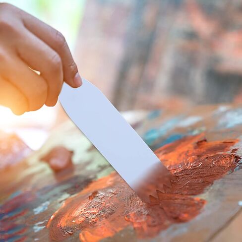 أدوات مسح من الأكريليك متعددة الوظائف متعددة الوظائف من Craftshou ، 14 قطعة من أدوات مسح الطلاء البلاستيكية لإكسسوارات طلاء الأكريليك in Kuwait