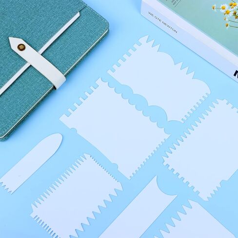 أدوات مسح من الأكريليك متعددة الوظائف متعددة الوظائف من Craftshou ، 14 قطعة من أدوات مسح الطلاء البلاستيكية لإكسسوارات طلاء الأكريليك in Kuwait