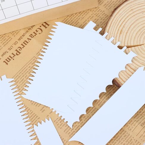 أدوات مسح من الأكريليك متعددة الوظائف متعددة الوظائف من Craftshou ، 14 قطعة من أدوات مسح الطلاء البلاستيكية لإكسسوارات طلاء الأكريليك in Kuwait