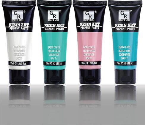 جي ار دي زي بلس مجموعة معجون صبغات الراتنج من 4 الوان | 1.2 اونصة لكل منها in Kuwait