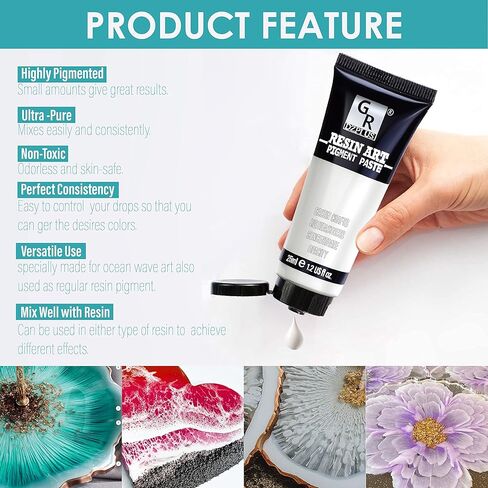 جي ار دي زي بلس مجموعة معجون صبغات الراتنج من 4 الوان | 1.2 اونصة لكل منها in Kuwait