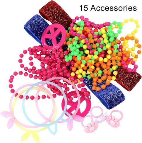 Click N' Play Princess Dress-Up Clothes for Little Girls, 25 Accessories | Toddler Pretend Play, Little Girl Toys/Gifts | Princess Dresses for Girls | Sequin Dress, Party Dress | Birthday Gift Set in Kuwait