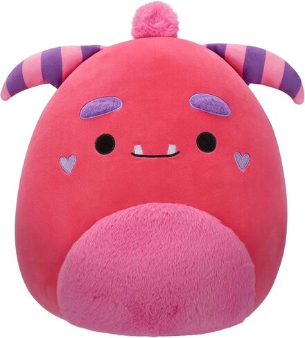 Squishmallows Original 14-Inch Mont Pink Monster with Fuzzy Belly and Heart Cheeks - Official Jazwares Large Plush in Saudi Arabia