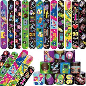 60 قطعة من اساور هدايا الحفلات الثمانينيات والتسعينيات، اساور معصم للثمانينيات والتسعينيات من الثمانينيات والتسعينات، لوازم تزيين عيد الميلاد للاطفال والبالغين in Kuwait