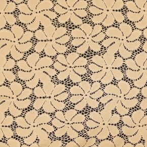 Texco Inc 4-Way Stretch Nylon Spandex Lace 58/59" نمط شين خفيف الوزن/أزهار/ملابس ملابس، إكسسوارات، قماش منزلي/قماش DIY، ياقوتي 5 ياردات