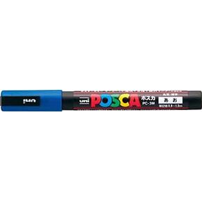 Uni Posca Aqueous extra-fine PC-3M Blue in Kuwait