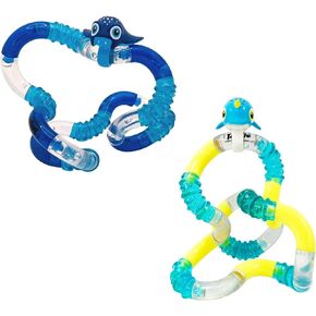 Tangle Pets Aquatic 2-Pack Sting Ray and Narwhal - Cute Fidgets for Boys and Girls - Aquatic Fidget Toys - Sea Creature Fidget Toys - Tangle Fidgets in Kuwait