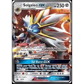 Pokemon - Solgaleo GX - SM16 - Promo - SM Black Star Promo in Saudi Arabia