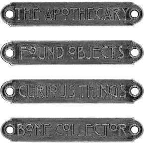 Tim Holtz 2021 Halloween Idea-Ology, Word Plaques 94164، فضي in Saudi Arabia