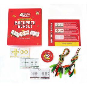 Makey Makey Backpack Bundle from JoyLabz, Educational Science Kits, Engineering kits for kids, 1000s of Engineering and Computer Coding Activities, STEM Kits, STEM kits for kids ages 8-10