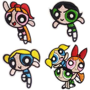 4 قطع شعار فتاة محظوظ الكي على الخياطة الراقية مطرز التصحيح لسترات الظهر جينز وملابس شارة زين تسجيل الرياضة صائق in Kuwait