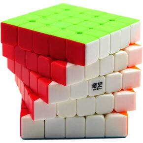 Moruska Qiyi 5x5 Speed Cube Stickerless 5X5X5 Cube Puzzle Toy 62mm - Qiyi Qizheng S in Kuwait