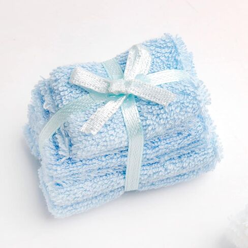 طقم مناشف حمام مصغرة من قطعتين، مناشف صغيرة للمنزل الصغير، اكسسوارات الحمام للديكور in Kuwait