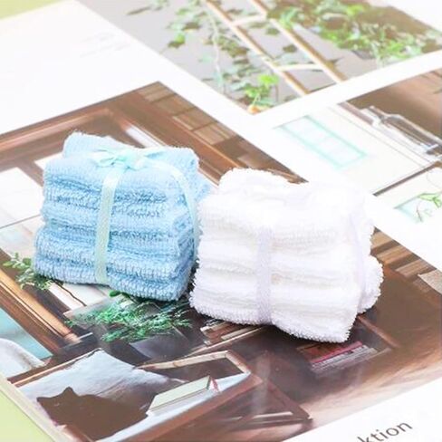 طقم مناشف حمام مصغرة من قطعتين، مناشف صغيرة للمنزل الصغير، اكسسوارات الحمام للديكور in Kuwait