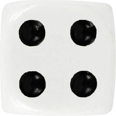 مجموعة من 20 مكعب نرد دائري الشكل بستة جوانب - مثالي لـ Yahtzee، Scribbage، Craps، Liar's Dice، Farkle، وأكثر من ذلك بكثير - لعبة يجب اقتناؤها في الليل - علامة Black Duck التجارية! in Saudi Arabia