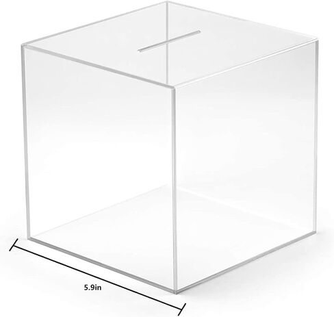 جرة توفير النقود والعملات المعدنية من NEIMAGDND، صندوق آمن أكبر للأطفال، يمكن فقط توفير توفير الأكريليك الذي لا يمكن إخراجه، تزيين المنزل للبالغين والأطفال في أعياد الميلاد in Kuwait