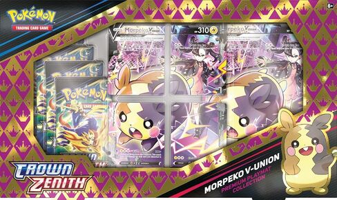 Pokemon TCG: Crown Zenith Premium Playmat Collection Morpeko V-Union Box in Saudi Arabia
