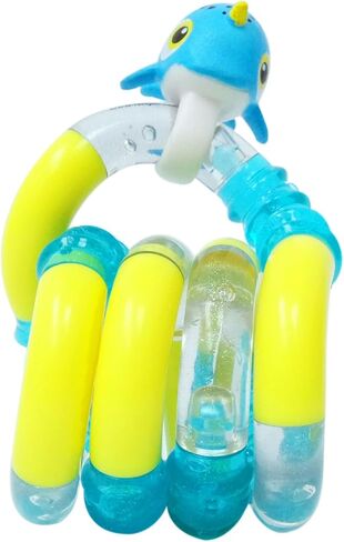 Tangle Pets Aquatic 2-Pack Sting Ray and Narwhal - Cute Fidgets for Boys and Girls - Aquatic Fidget Toys - Sea Creature Fidget Toys - Tangle Fidgets in Kuwait