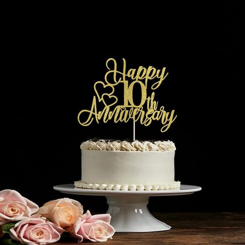 55th Anniversary Cake Topper，Company 55 Anniversary Party Decorations,55th Birthday, 55th Wedding Anniversary/Emerald Wedding Party Decoration Supplies(55 Green Glitter) in Saudi Arabia