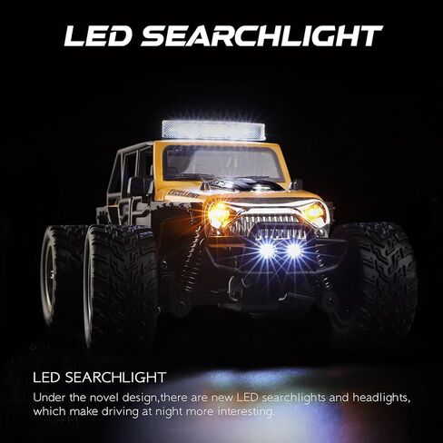 LEOSO Wltoys 22201 RC Cars 1/22 RC Crawler 22km/h Brushed RC Car 2.4GHz RC Rock Crawler 2WD All-Terrain TPR Tires Remote Control Car Gifts… in Kuwait